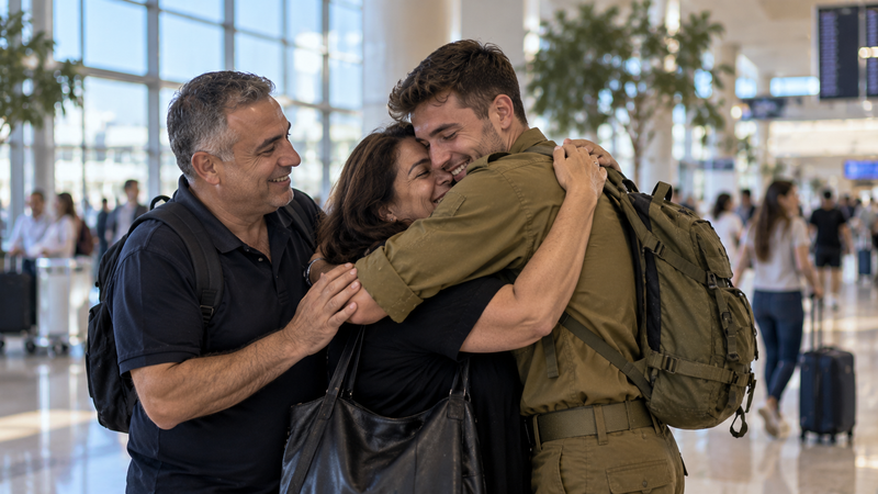 חופשות וטיסות להורים: מה מגיע לחייל בודד